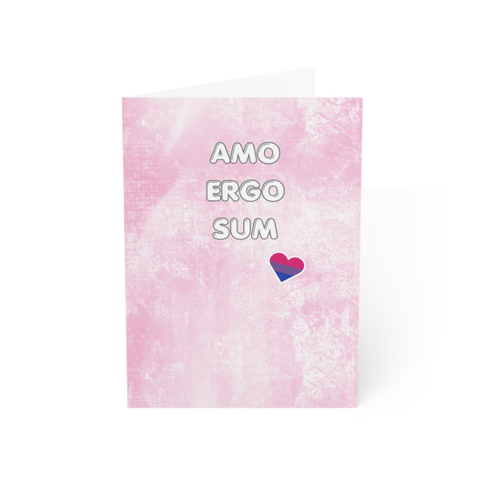 Love Collection - Amo Ergo Sum Notecard, Bisexual