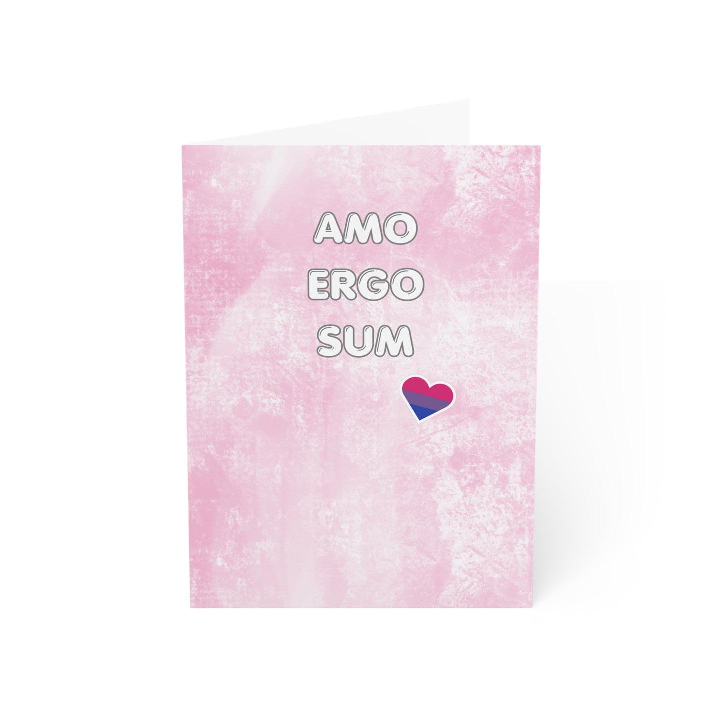 Love Collection - Amo Ergo Sum Notecard, Bisexual