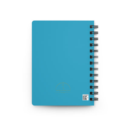 D20 Dice Spiral Notebook — Blue RPG Journal for Tabletop Players