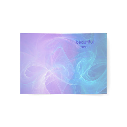 Abstract Design  Greeting Card — Mikami Blue-Purple Abstract
