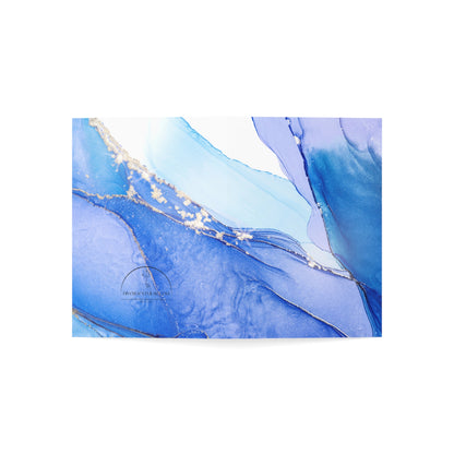 Geode Watercolor Greeting Cards, v4