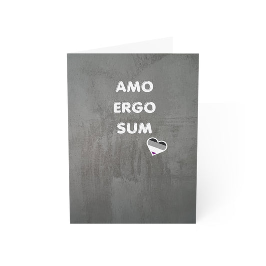 Love Collection - Amo Ergo Sum Notecard, Asexual