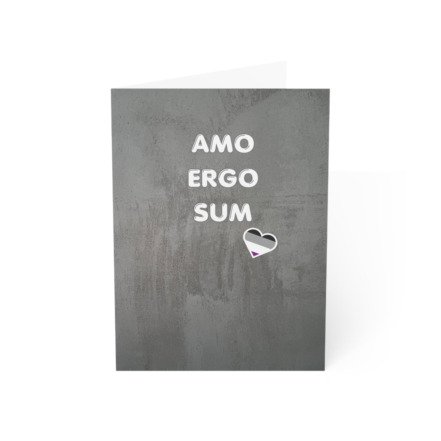 Love Collection - Amo Ergo Sum Notecard, Asexual