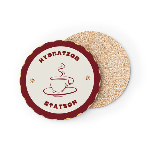 Hydration Station Coaster - Retro Coffee