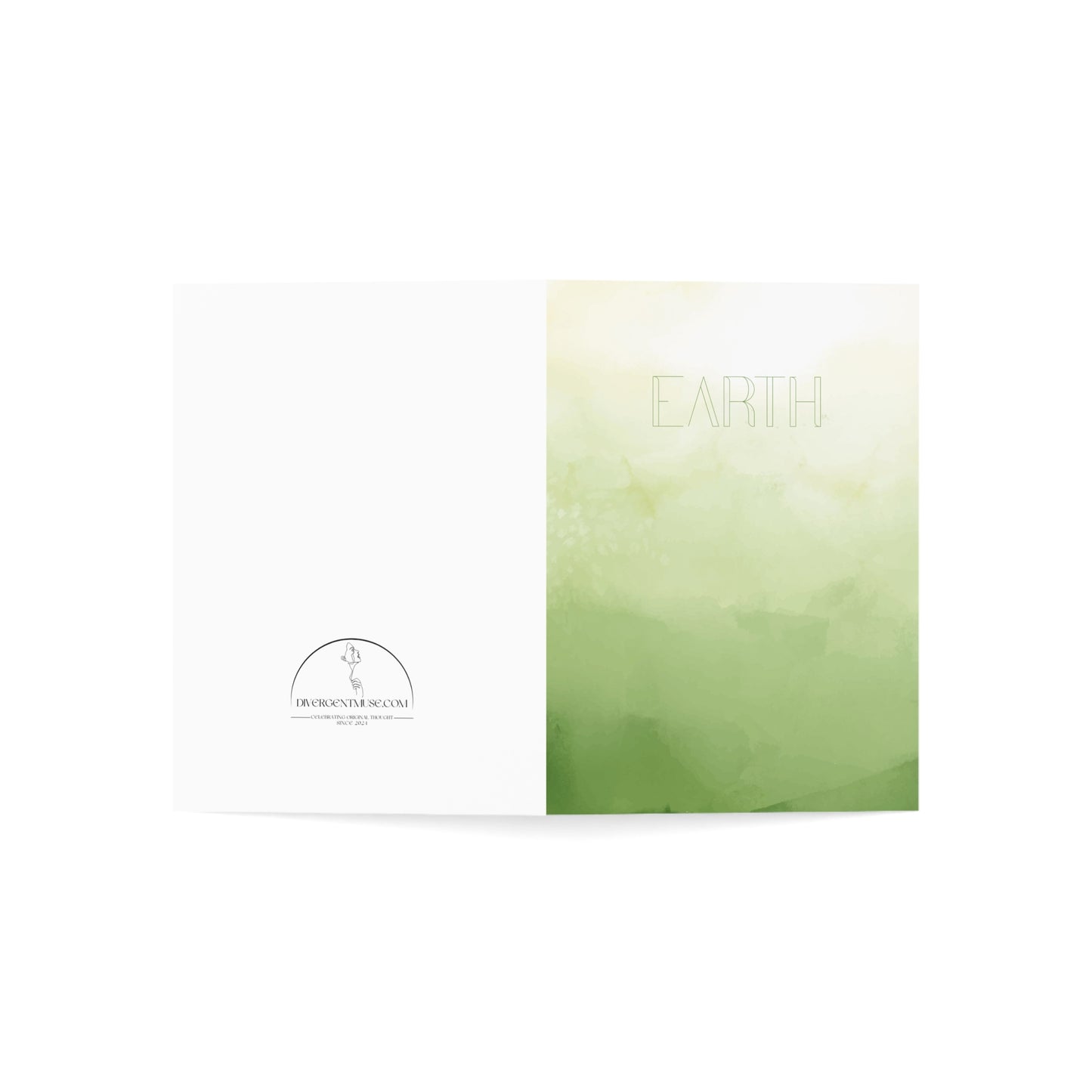 Wicca Collection - Earth Watercolor Notecard