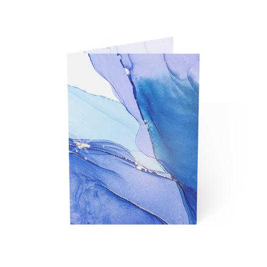 Geode Watercolor Greeting Cards, v4
