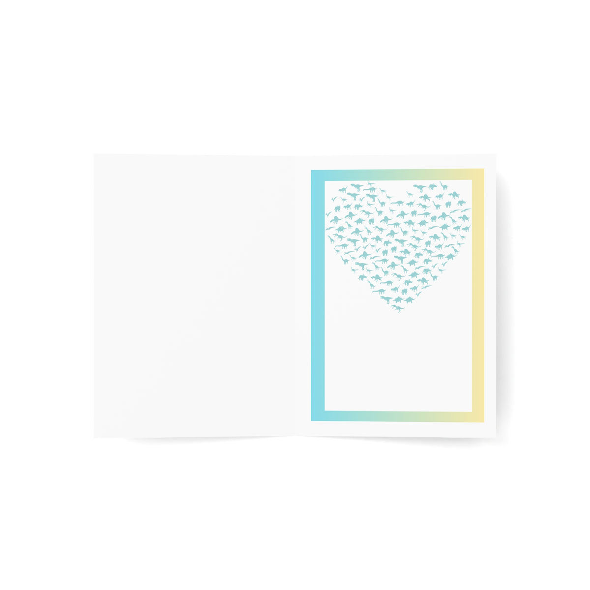 Dinosaur Collection - Dino Heart Greeting Card