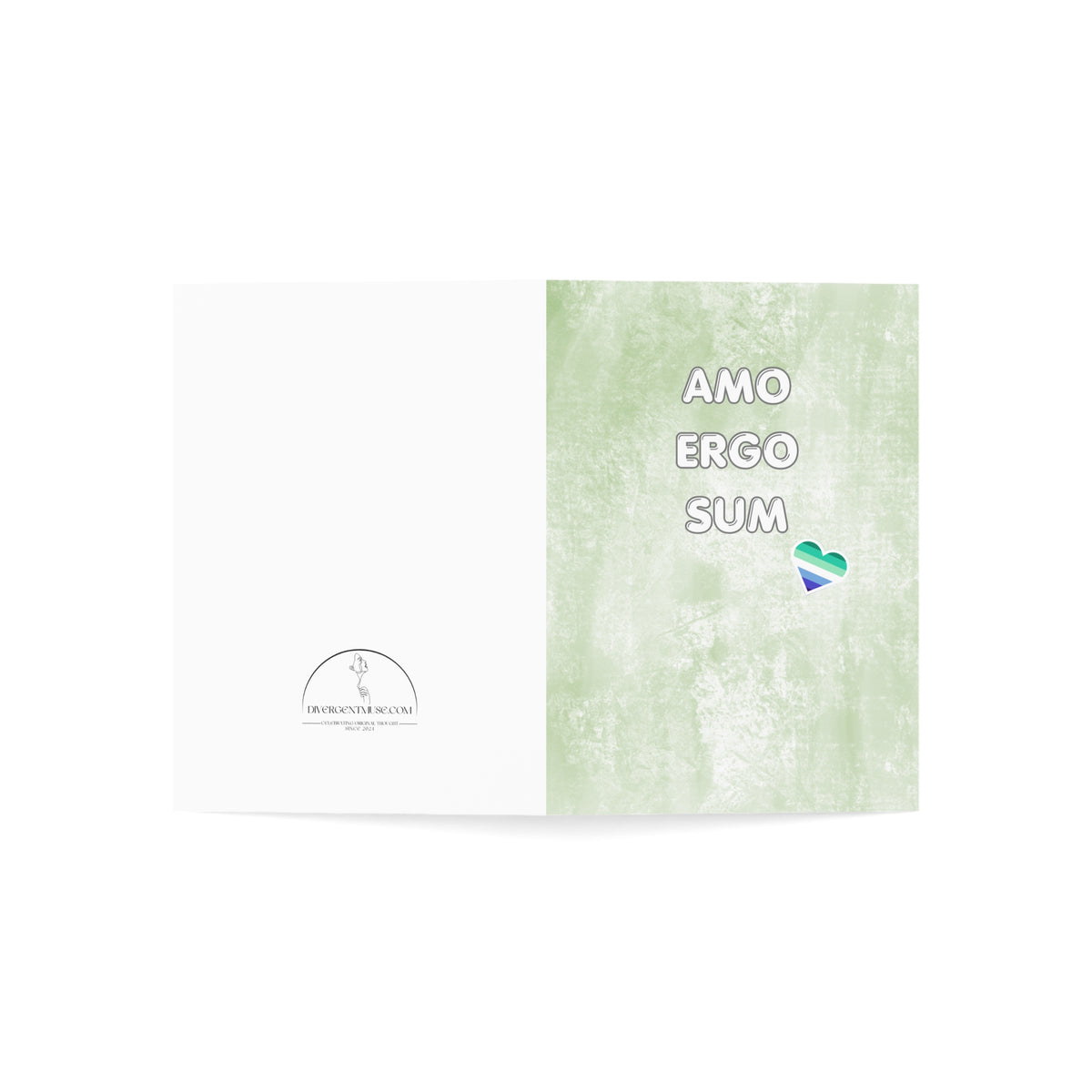 Love Collection - Amo Ergo Sum Notecard, Homosexual
