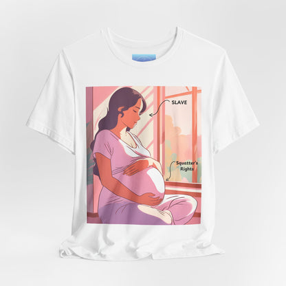 Pregnant Woman Illustration T-Shirt — Maternity Support &amp; Birth Rights Tee