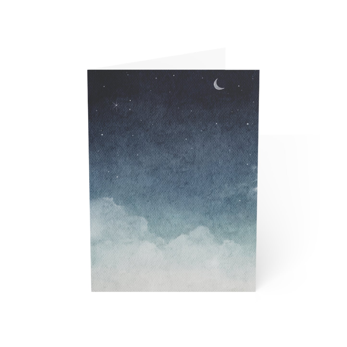 Space Watercolor Greeting Cards, v2