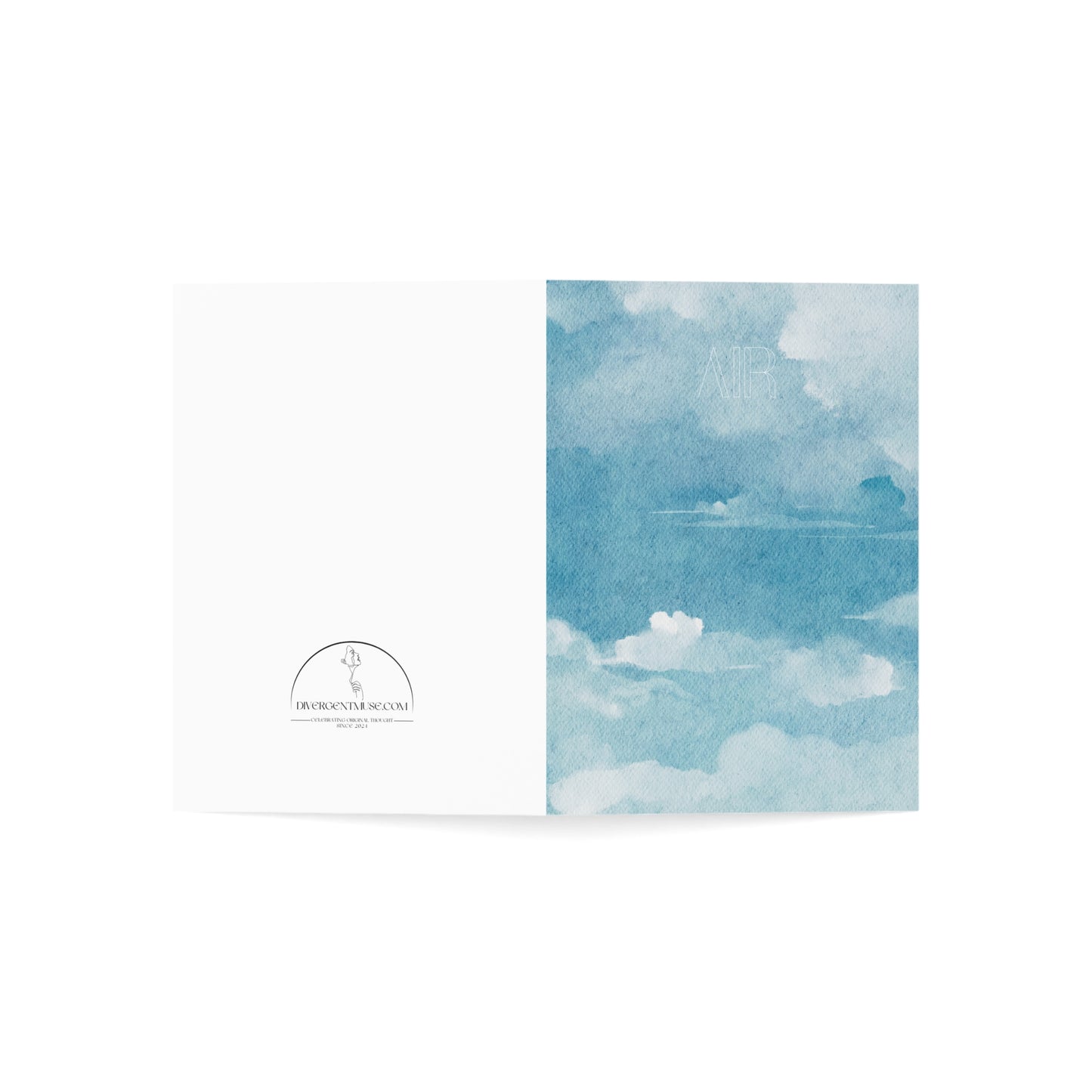 Wicca Collection - Air Watercolor Notecard